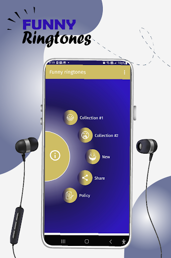 Android application Funny ringtones, funny sounds screenshort