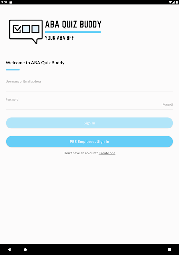 Android application ABA Quiz Buddy screenshort