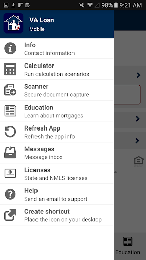 Screenshot of Military Home Loans