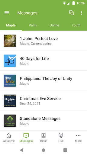 Campus Bible Church Screen 2