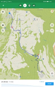 Offline Organic Maps Hike Bike Screenshot