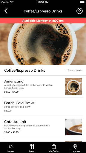 Reset Bar & Cafe Screen 3