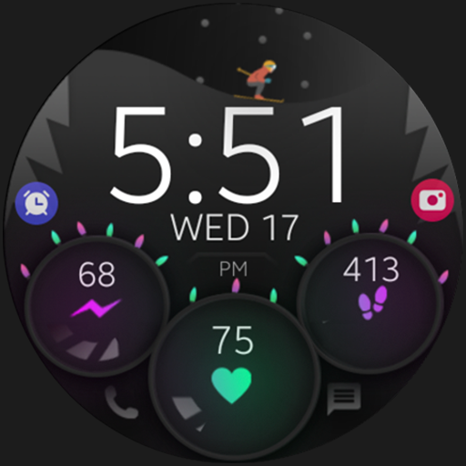 Christmas animated watch face Logo