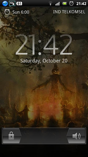Android application halloween live wallpaper screenshort
