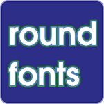 Cover Image of Download Round fonts for FlipFont 1.2 APK