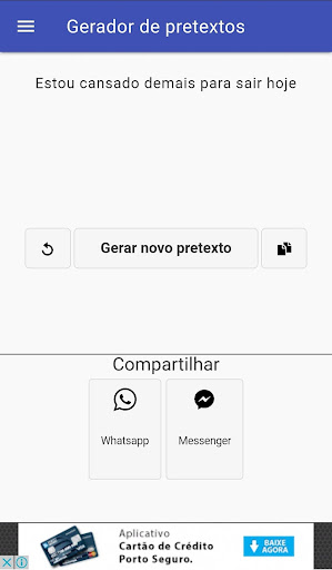 Gerador de pretextos