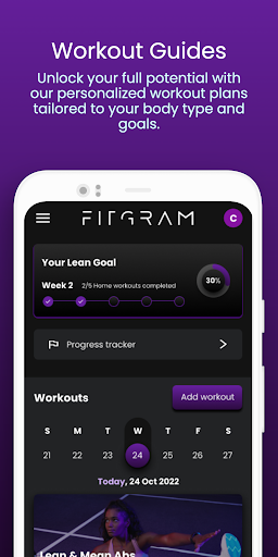 Fitgram. Screen 3