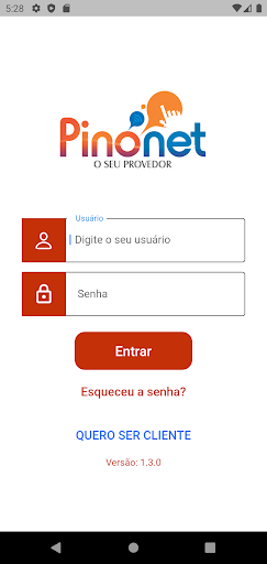 Android application PinoNet Telecom screenshort