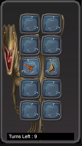 Android application Dinosaur Match screenshort