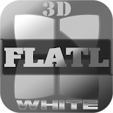 Next Launcher Theme FlatLWhite icon