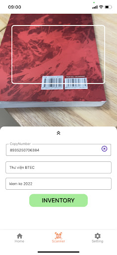 Android application libScanner screenshort