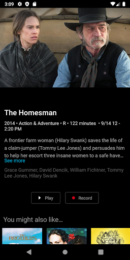 Screenshot of StreamTV by Buckeye Broadband