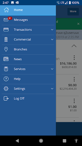 FCSC eBanking App Screen 2