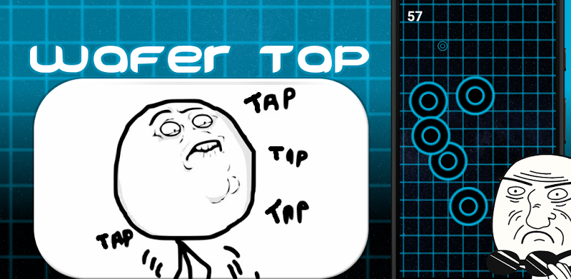 Wafer Tap 🔥 Reaction Space Game with highscore 🔥