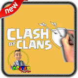 How To Draw Clash of Clans icon