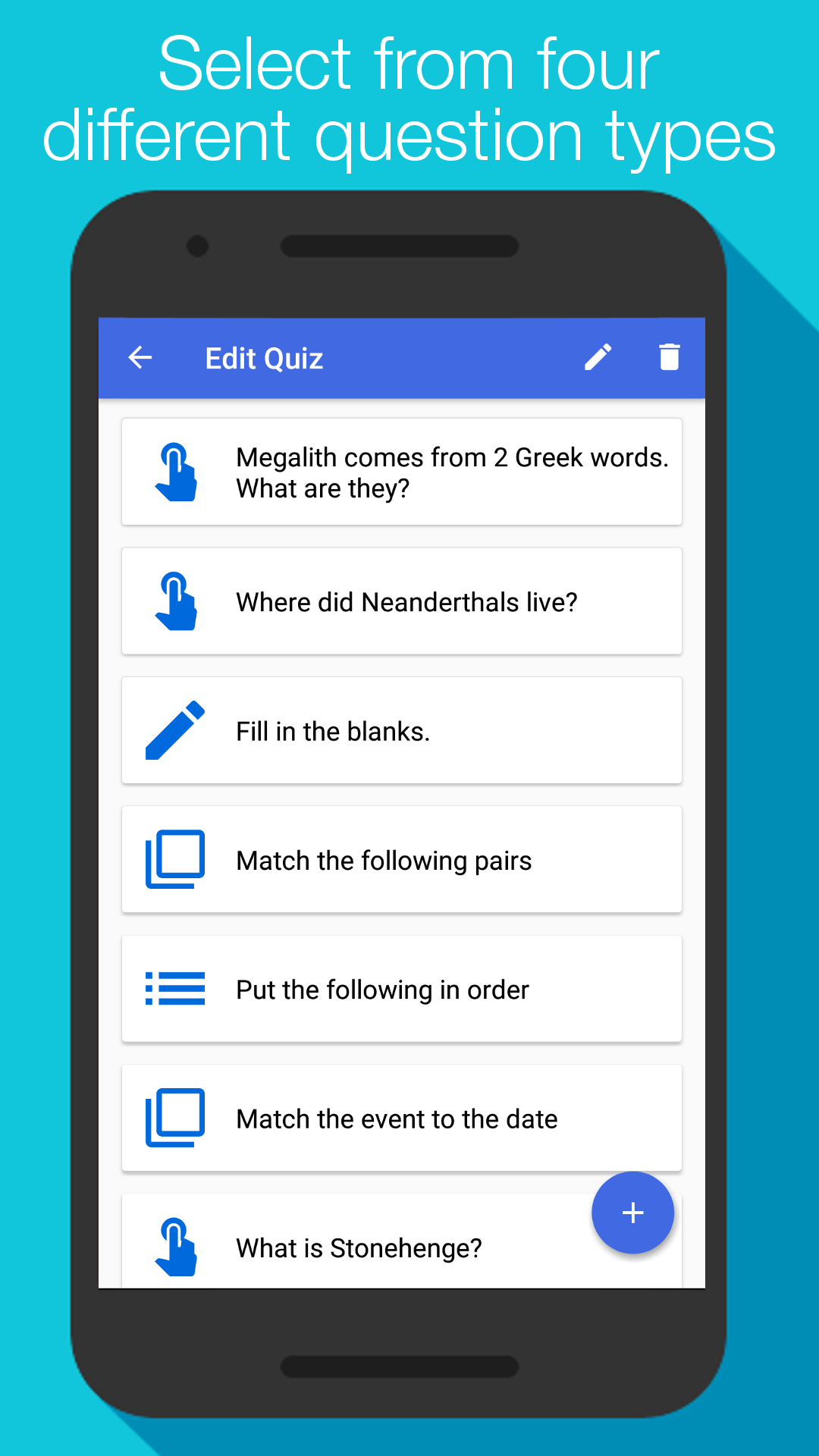 Android application Topgrade Quiz Maker screenshort