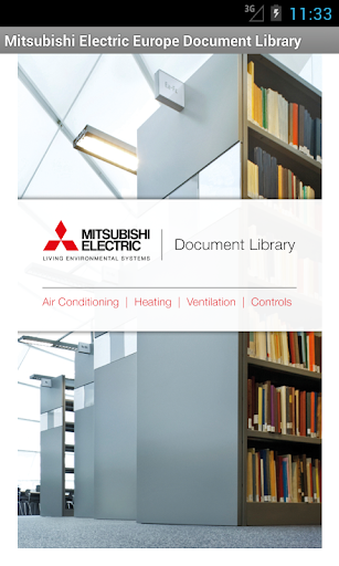 Mitsubishi Electric UK Library Screen 2