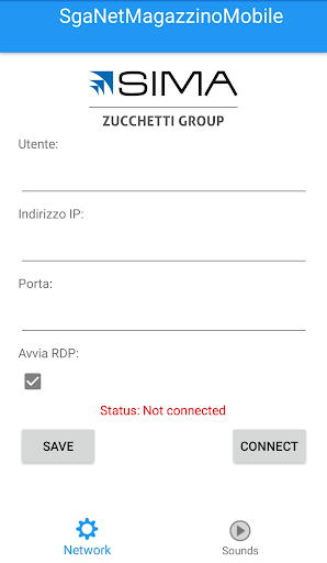Android application Sga MagazzinoMobile screenshort