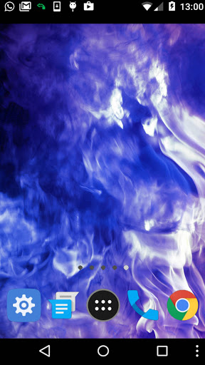 cool blue fire wallpaper Screen 2