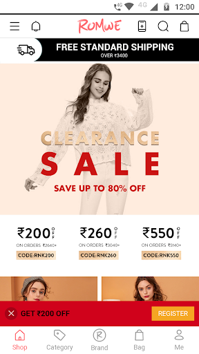 Cheap Women Clothing App Screen 3