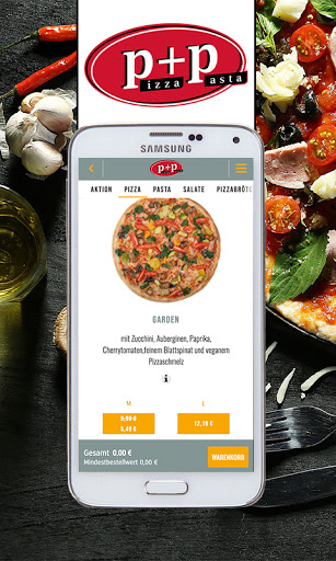 Pizza + Pasta Screen 2
