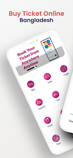 Android application e-ticket bd (Online Booking) screenshort