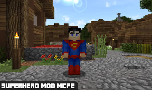 Android application Superhero Mod for Minecraft PE screenshort
