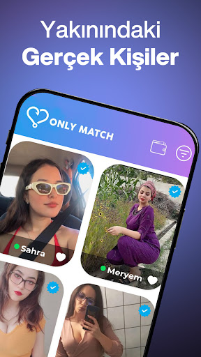 OnlyMatch Sevgili Bul Flört Et Screenshot 1 - AppWisp.com
