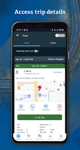 WellRyde Driver Screen 2