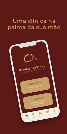 Android application Dr. Raphael Bertani screenshort