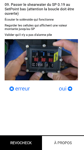 rEvoCheck Screen 2