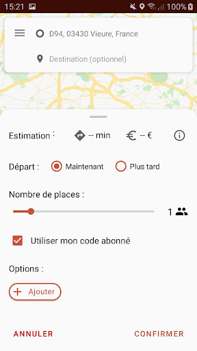 Réservation Les taxis Laetitia Screenshot 2 - AppWisp.com