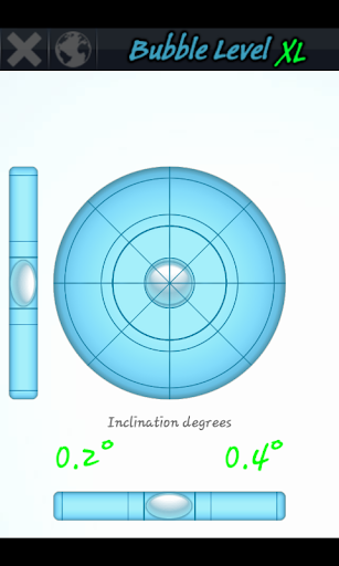 Android application Bubble Level XL screenshort