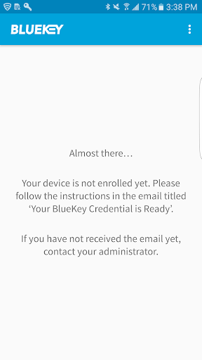 Android application BlueKey by UniKey screenshort