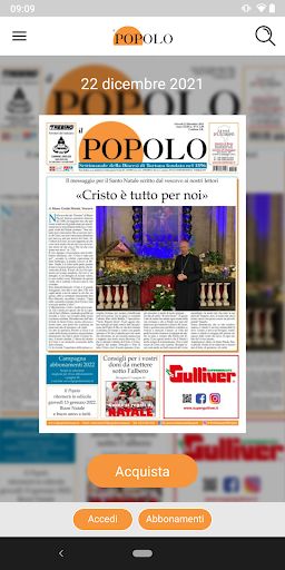 Android application Il Popolo Tortona screenshort