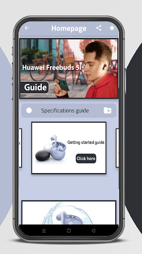 Android application Huawei Freebuds 5i | Guide screenshort