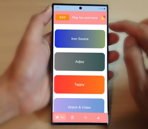 Android application cryptotap: play fun and earn screenshort