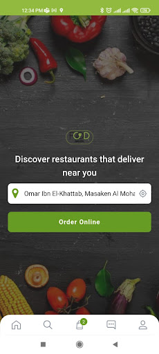 Android application Food Nation screenshort