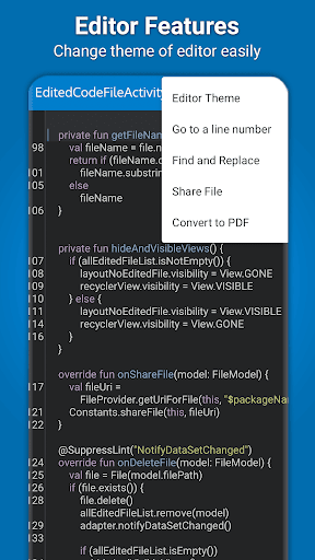 Kotlin Viewer & Kotlin Editor Screen 3