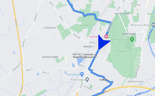 Satnav Cycle Routes – York Screen 3