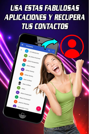 Recuperar Mis Contactos Guide Screen 2