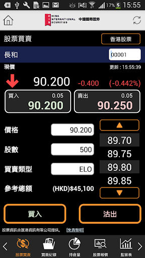 China International Securities Screen 2
