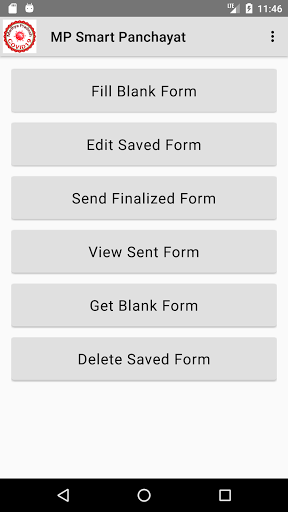 Android application MP Panchayat Suraksha screenshort