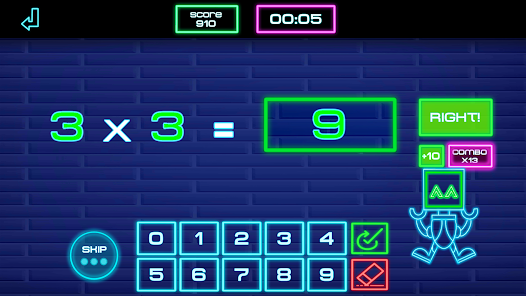 Jogos de tabuada - Tabuada Tetris - Azup