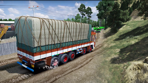 Indian Cargo Truck Driving 3D Screen 3