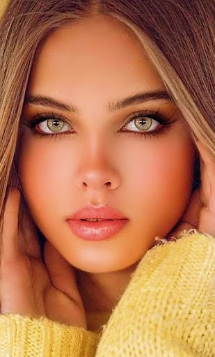 Android application Beautiful women screenshort