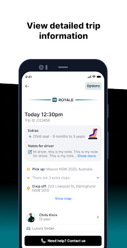 Royale Driver Screen 2