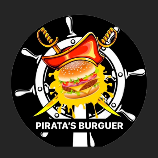 Piratas burguer logo