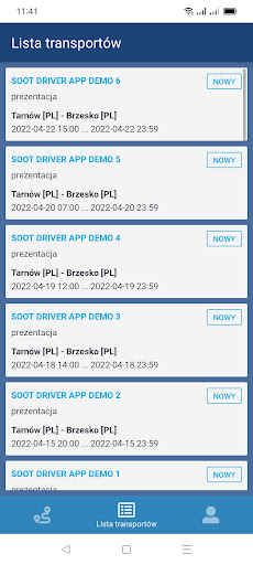 SOOT Driver App Screen 3