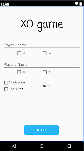 XO game Screen 3